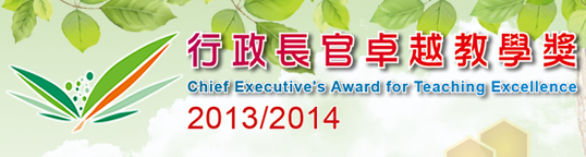Chief Executive's Award for Teaching Excellence 2013/2014